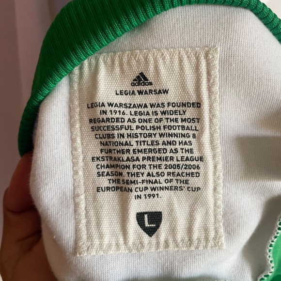 Adidas Jacket Vintage 90s Adidas Legia Warszawa Football Club Track Jacket - Picture 11 of 11